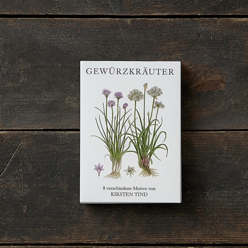 CULINARY HERBS - 8 cards (German)