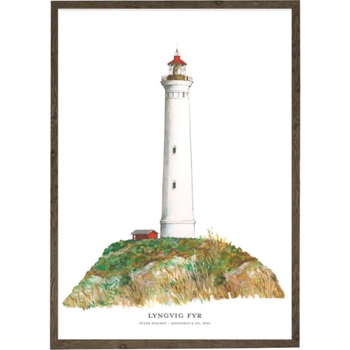 Lyngvig Lighthouse - Art Print - Choose Size