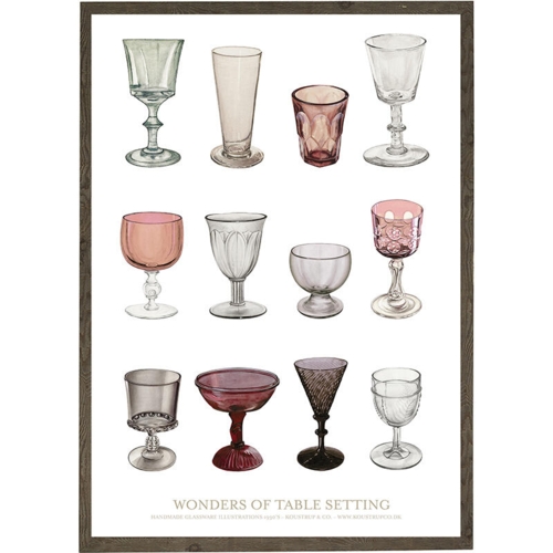 Mixed glasses rose - ART PRINT - CHOOSE SIZE