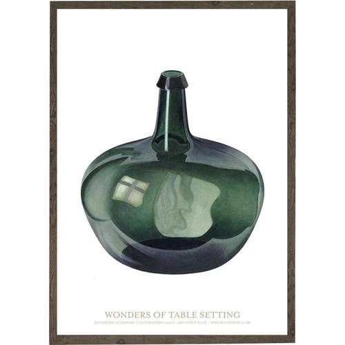 Vase dark green - ART PRINT - CHOOSE SIZE