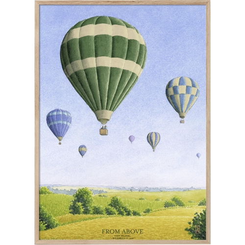 From above - ART PRINT - CHOOSE SIZE