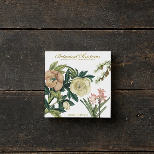 BOTANICAL CHRISTMAS - Square card folder