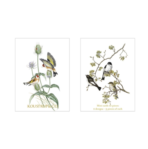 SUMMER MINI CARDS – Goldfinch & Flycatcher