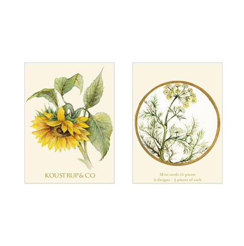 MINI CARDS SUMMER – Sunflower