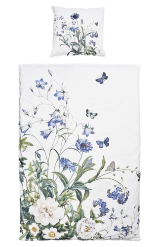 Organic bedding set - Blue Flower garden JL 135x200 cm - PLEASE NOTE THE SIZE!