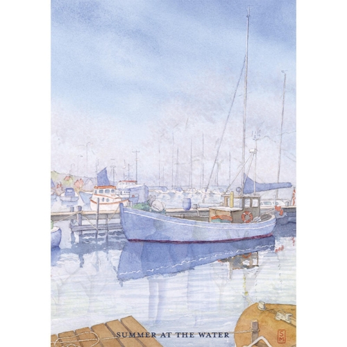 Summer at the water - A5 single card