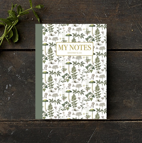 Notebook Green floral
