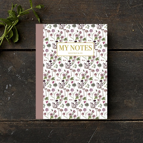 Notebook Pink floral