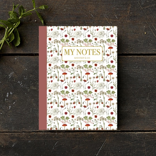 Notebook Red floral