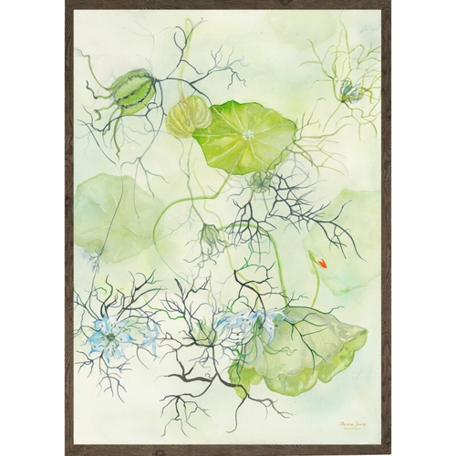 Art print Love in a mist Theresa Jessing with frame