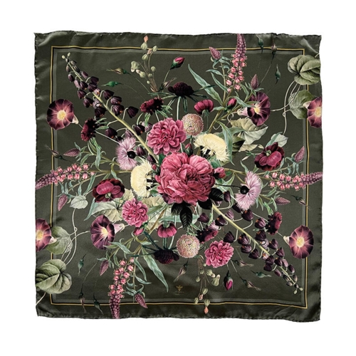 SILK SCARF - Blossom Garden JL - 50 cm