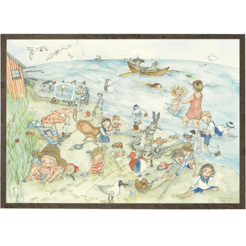 Beach fun - ART PRINT - CHOOSE SIZE