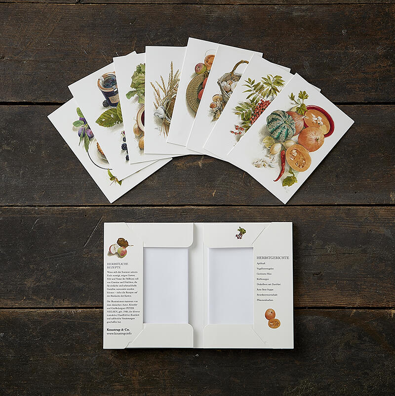 SO SCHMECKT DER HERBST - 8 cards (German)