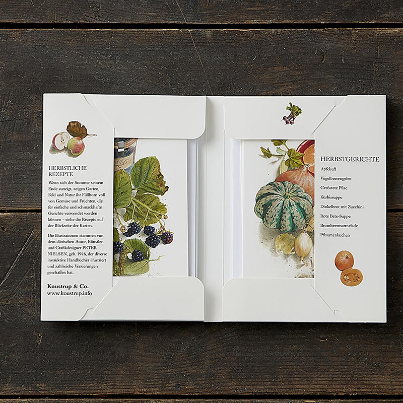 SO SCHMECKT DER HERBST - 8 cards (German)