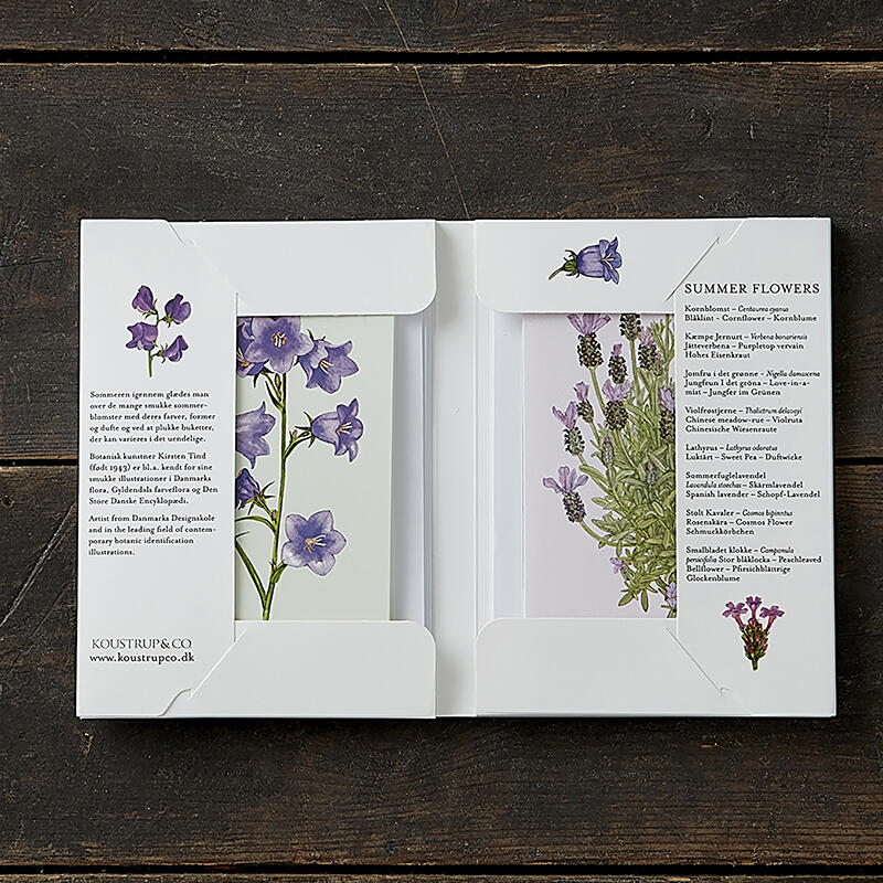 SUMMER FLOWERS - 8 cards