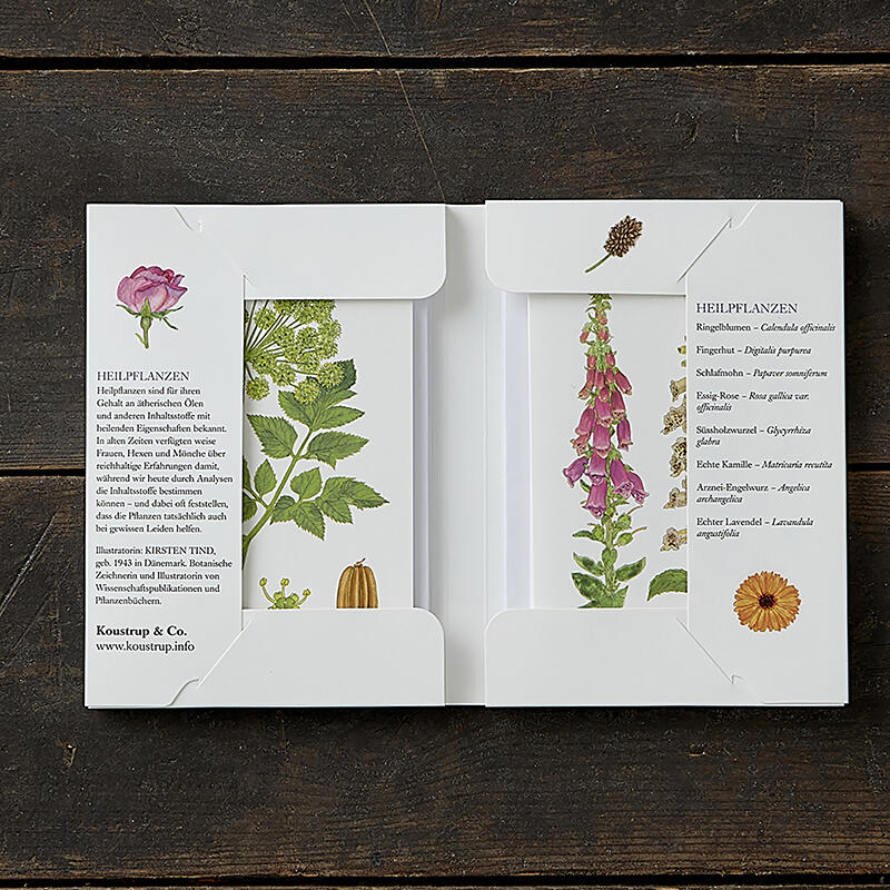 HEILPFLANZEN - 8 cards (German)