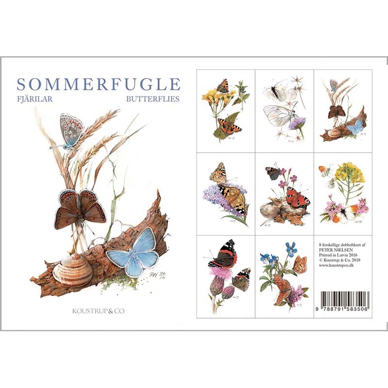 BUTTERFLIES - 8 cards