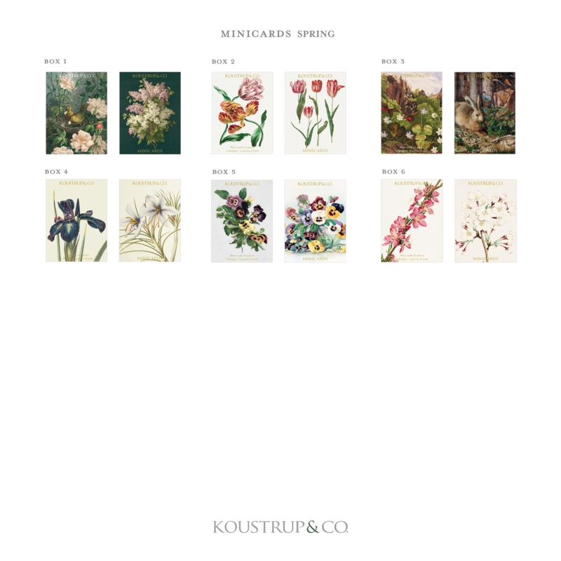MINI CARDS - Spring