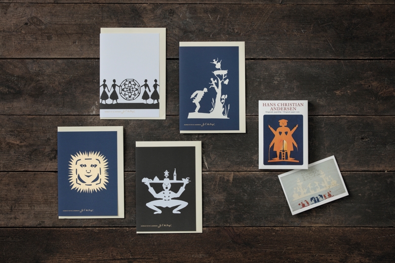 H.C. ANDERSEN PAPER CUTOUTS - 8 cards