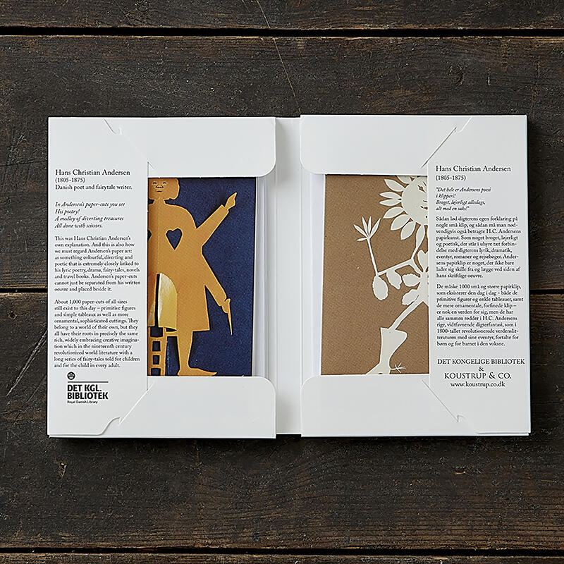 H.C. ANDERSEN PAPER CUTOUTS - 8 cards