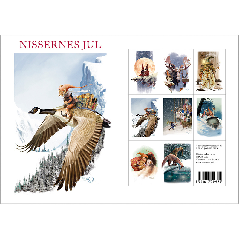 THE ELVES' CHRISTMAS - 8 cards