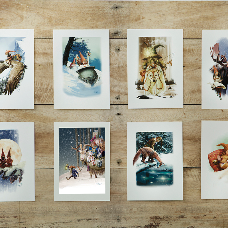 ART PRINT A4 - Playful Moose