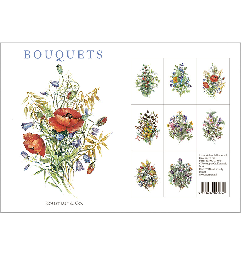 BOUQUETS - 8 cards (German)
