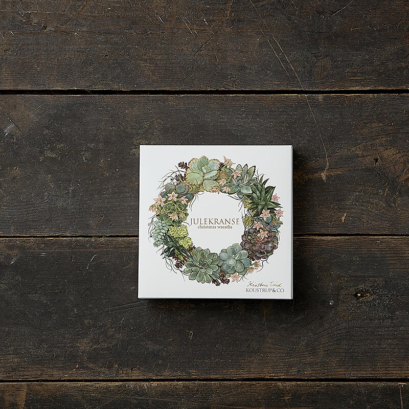 CHRISTMAS WREATHS - Square Card Pack