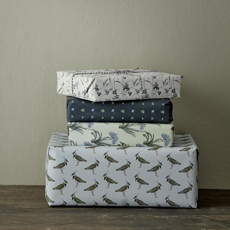 GIFT WRAP - Blooming Spring - recycled 4 sheets