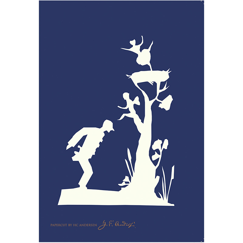 Pierrot, tree, dancer A5