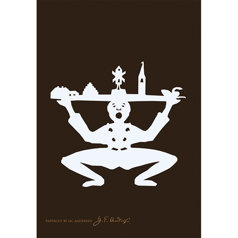 Plasterer with tray, mill, church tower A5