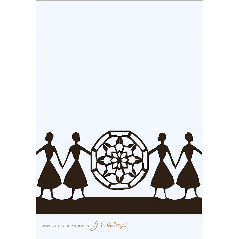 Girls with rosette A5