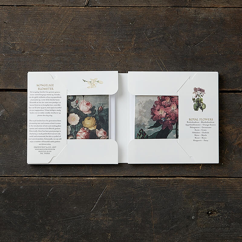 ROYAL FLOWERS - Square card folder