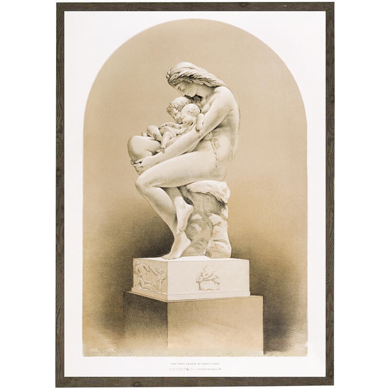 Mom with Children - ART PRINT - CHOOSE SIZE