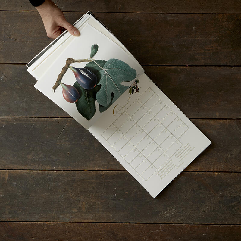 A4 Perpetual Calendar - Flowers and Poems - SOLD OUT