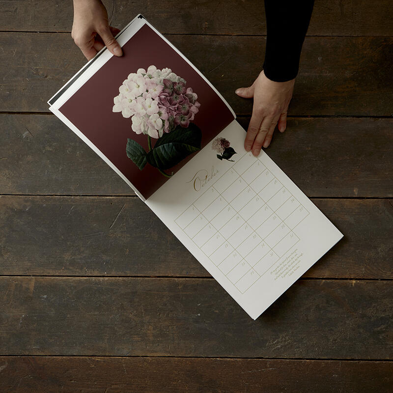 A4 Perpetual Calendar - Flowers and Poems - SOLD OUT