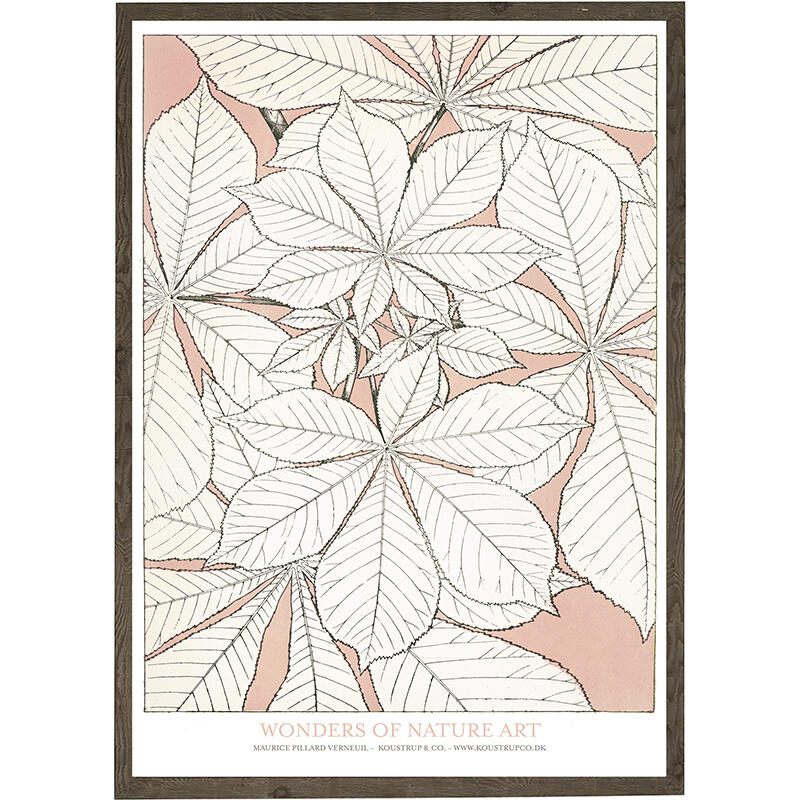 Leaves rose - ART PRINT - CHOOSE SIZE
