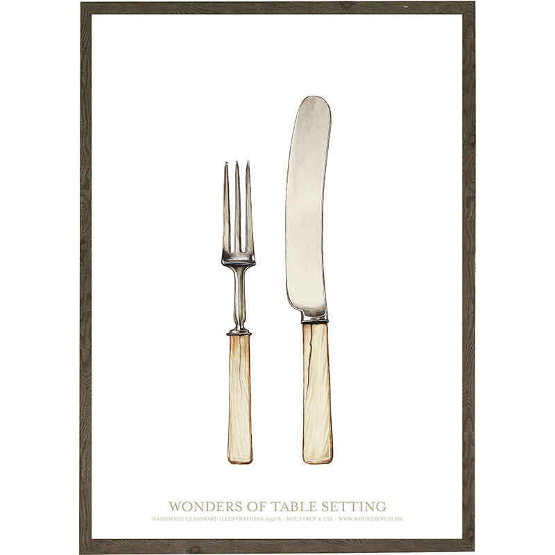 Fork and Knife - ART PRINT - CHOOSE SIZE