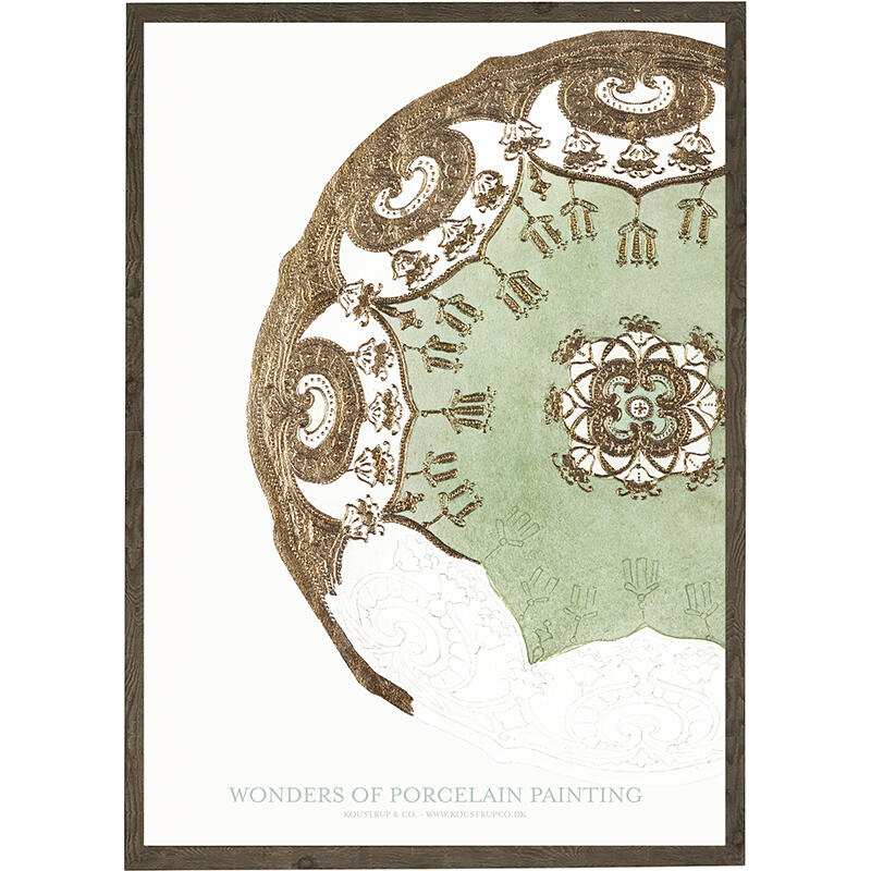 Porcelain painting green - ART PRINT - CHOOSE SIZE