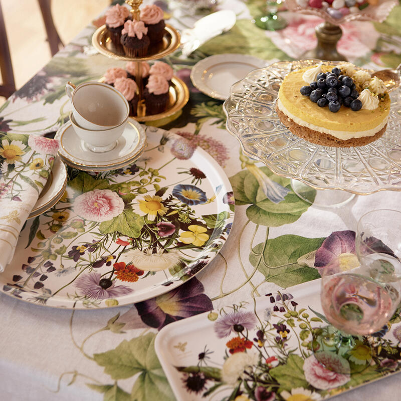 Flower Garden tray - table setting