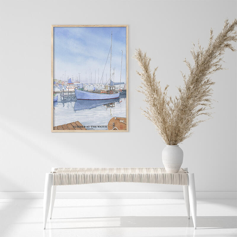 Summer by the Water - ART PRINT - CHOOSE SIZE