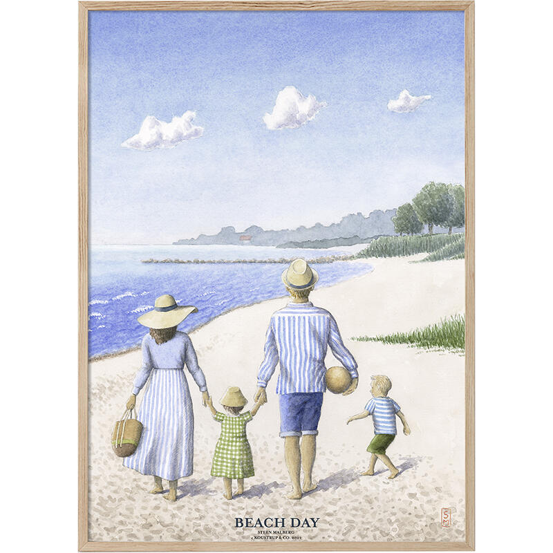 Beach day - ART PRINT - CHOOSE SIZE