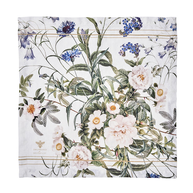 Cloth Napkin - Blue Flower Garden JL