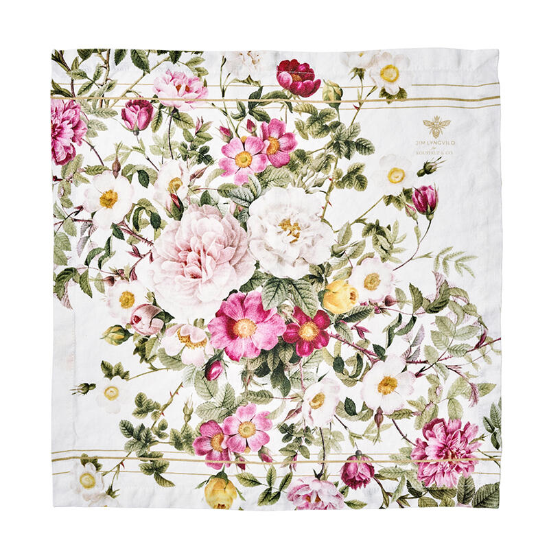 CLOTH NAPKIN - Rose Flower Garden JL