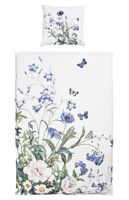 Organic bedding set - Blue Flower garden JL 135x200 cm - PLEASE NOTE THE SIZE!