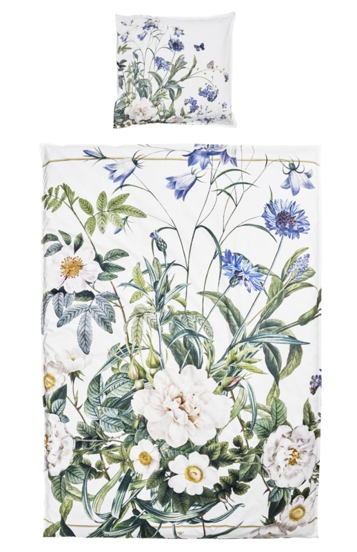Organic bedding set - Blue Flower garden JL 135x200 cm - PLEASE NOTE THE SIZE!