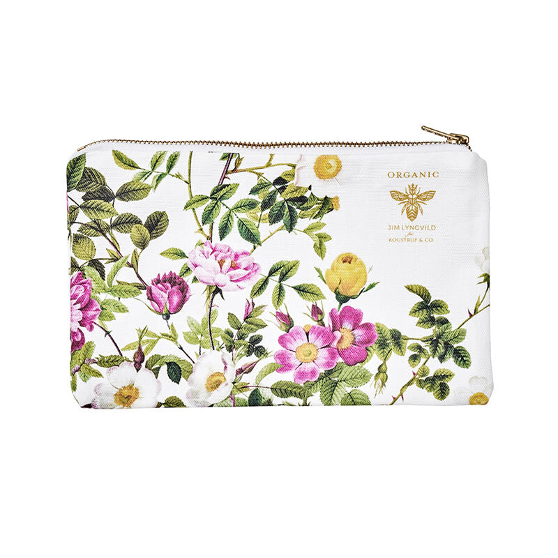 Cosmetic Bag - Rose Flower Garden JL (flat)
