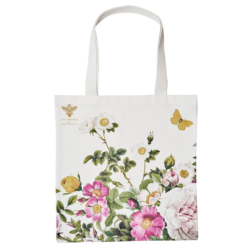 Organic Cotton Bag - Rose Flower Garden JL