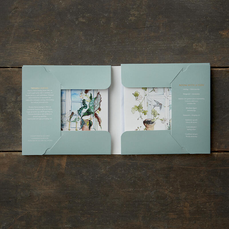 ROOM WITH A VIEW - Square card set