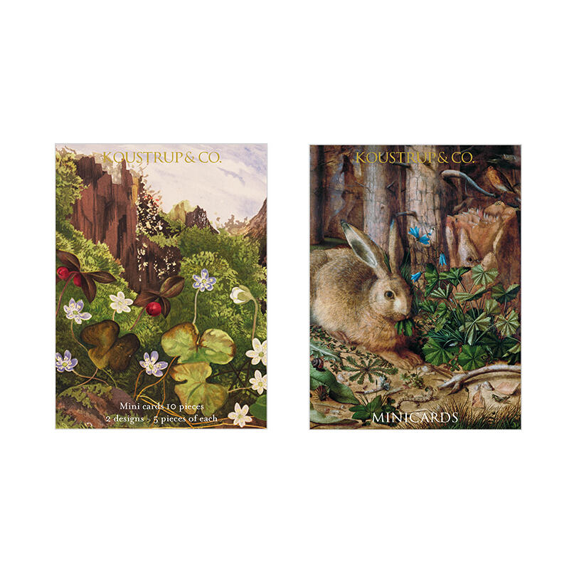 Mini cards spring hare